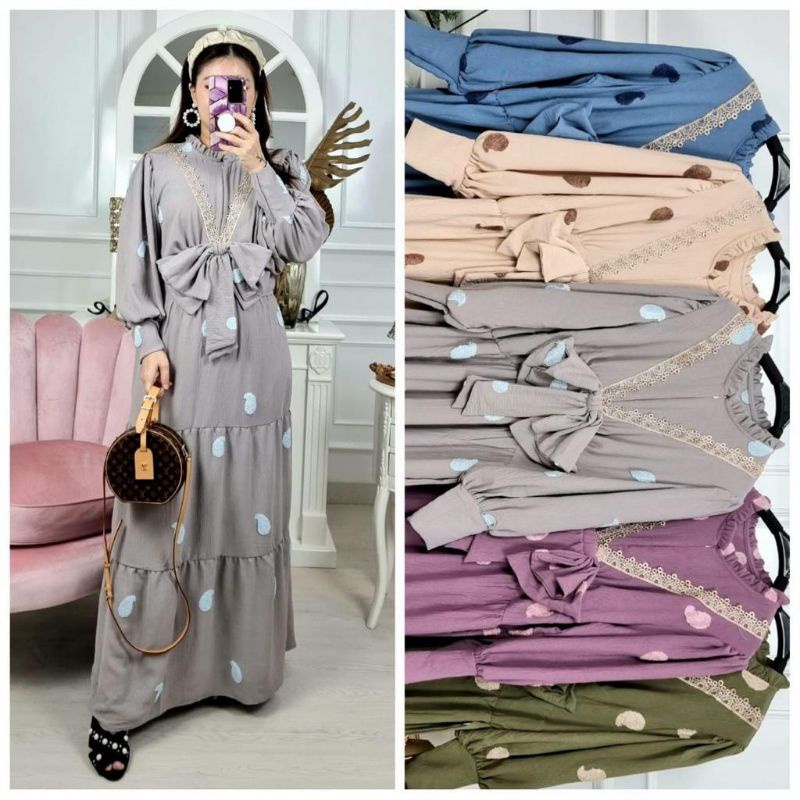 Meijiwang Dress Pita Pompom (COKSU) by Uptofemale