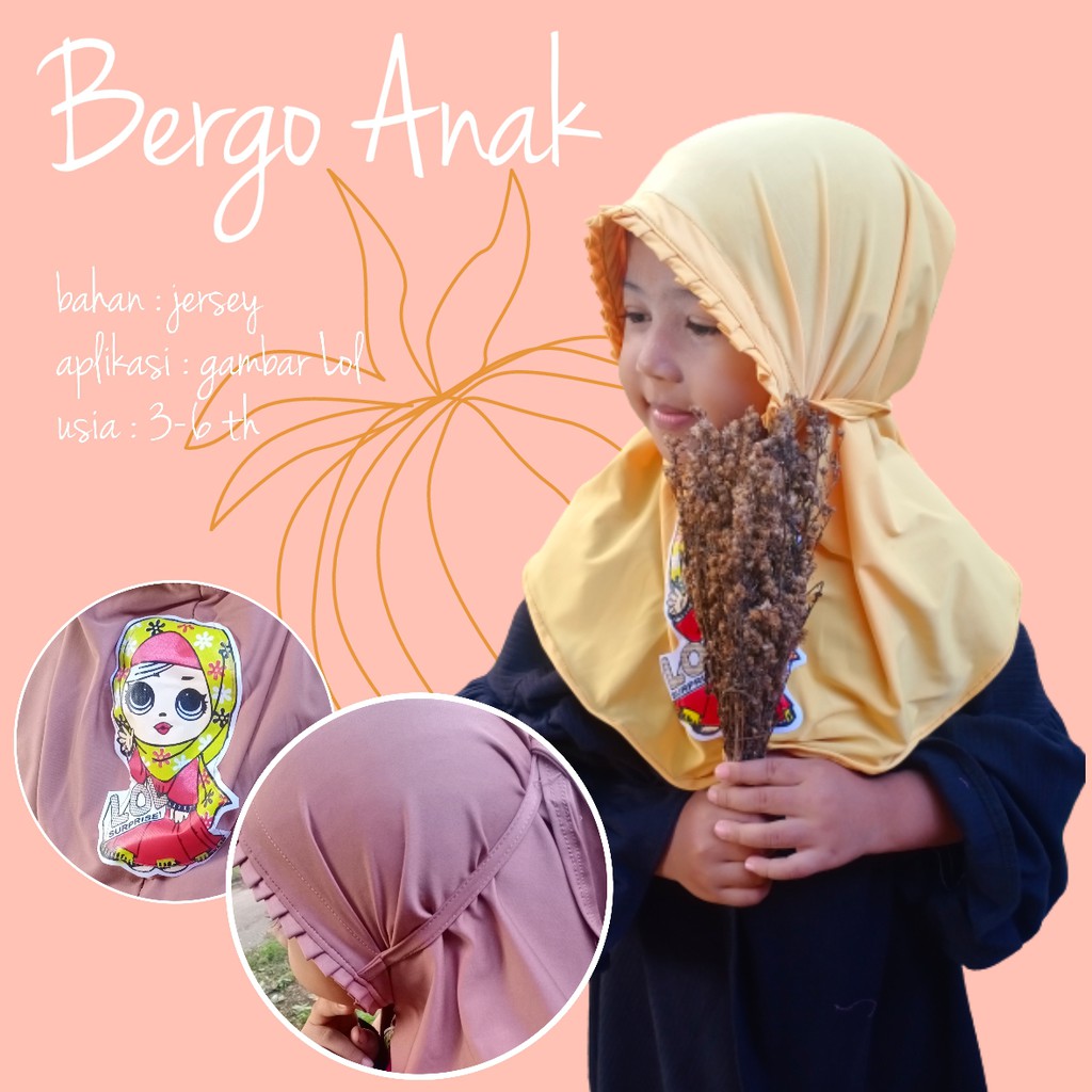 BERGO LIIPIT ANAK LOL JERSEY/ BERGO MARYAM ANAK FATIYA