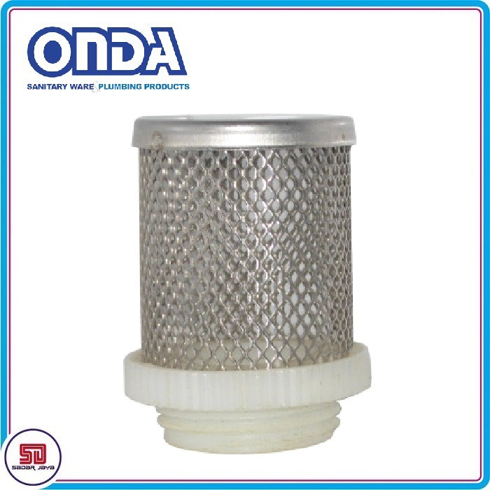 ONDA Filter Tusen Saringan Pipa Foot Klep 1/2&quot; 3/4&quot; 1&quot; 1-1/4&quot;