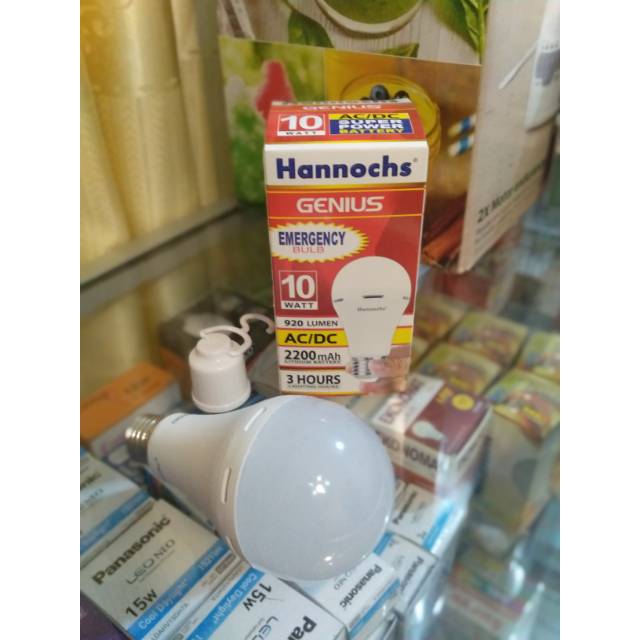 Lampu emergency Hannnoch menyala saat listrik padam mati