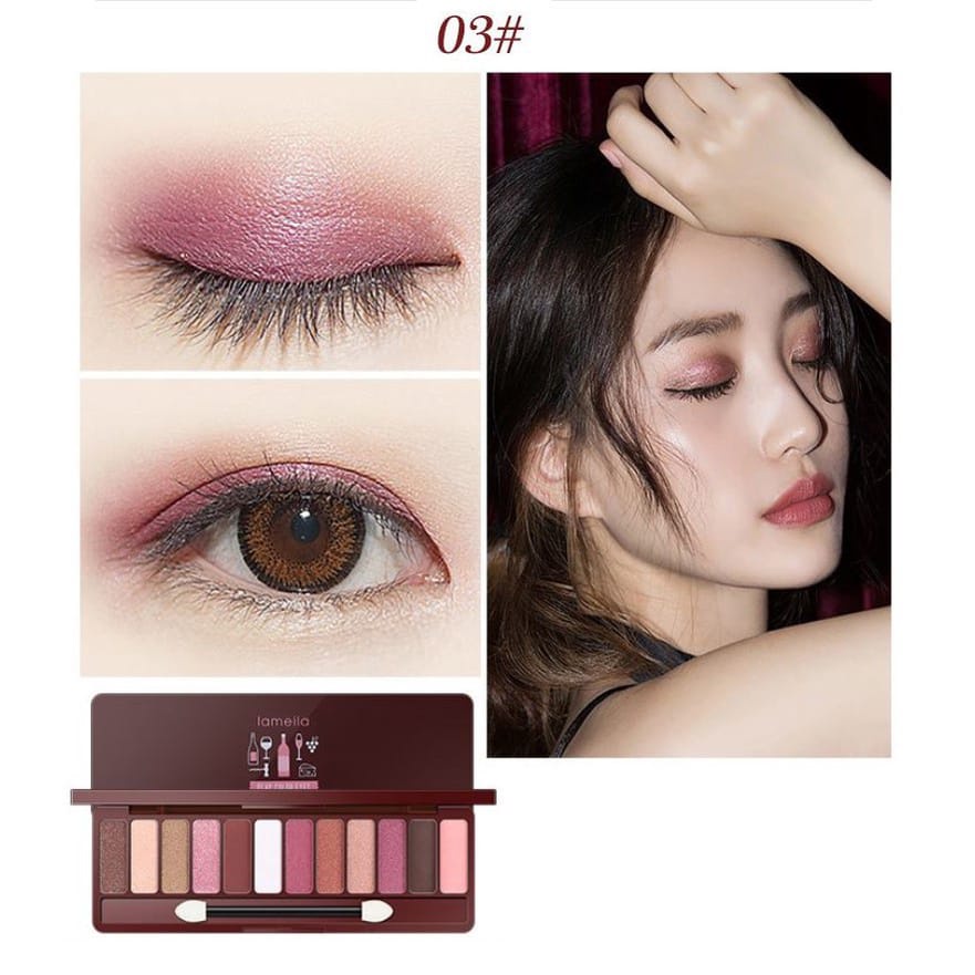 LAMEILA 1111 EYESHADOW PALETTE 12 WARNA/ EYESHADOW 12 WARNA