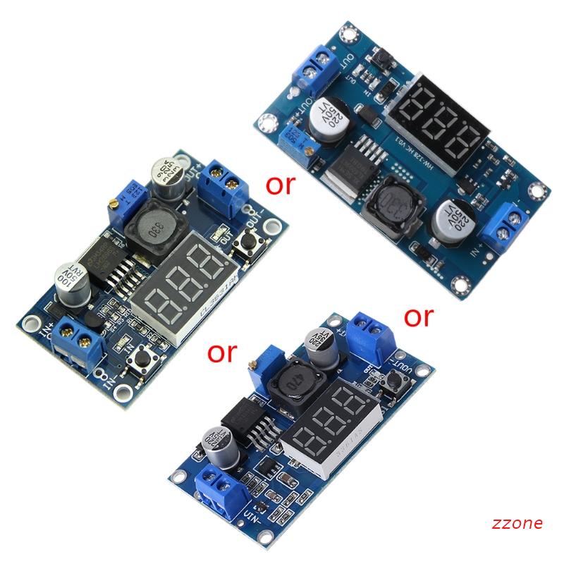 Modul Konverter Power Step down Voltmeter LED DC 4.0-40 Ke 1.3-37V LM2596