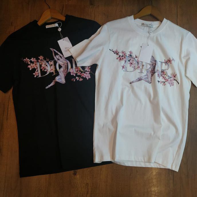 Kaos Dior Import/T-Shirt Katun Branded/Kaos Miror Original Pria Jamaikcross