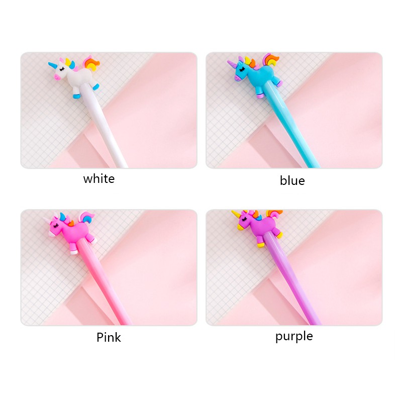 MoonLand COD Pena PONY LED Lucu LED Unicorn Pen Murah Produk Import 443