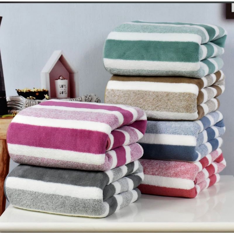 HANDUK MANDI DEWASA JUMBO 2 WARNA TEBAL MURAH PREMIUM (READY)