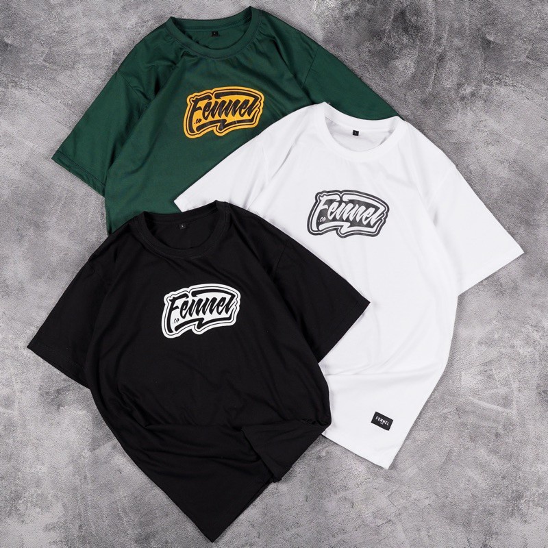 ☍[N00102] Kaos Distro Motif Fennel Block