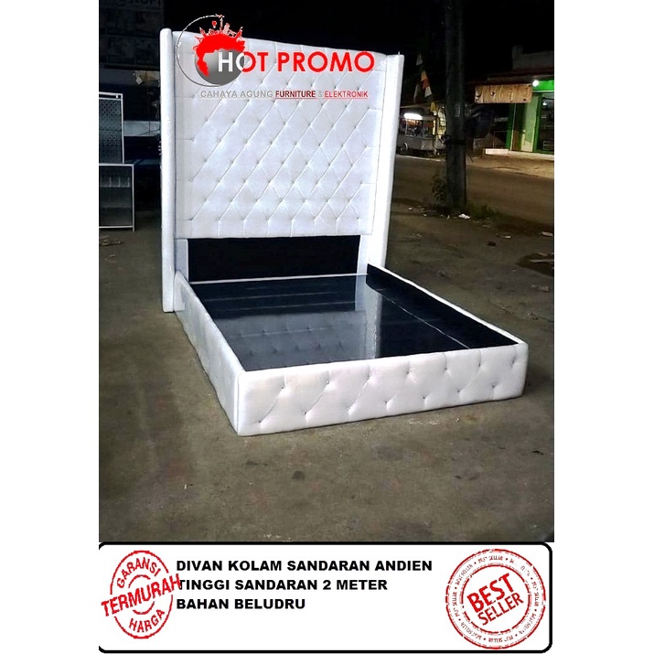Divan kolam sandaran type andien Tinggi sandaran 2 m