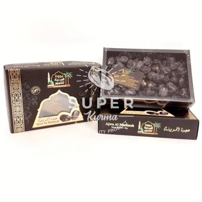 

AL-MADINAH SUPER KUALITAS KURMA AJWA 1KG DH654636E