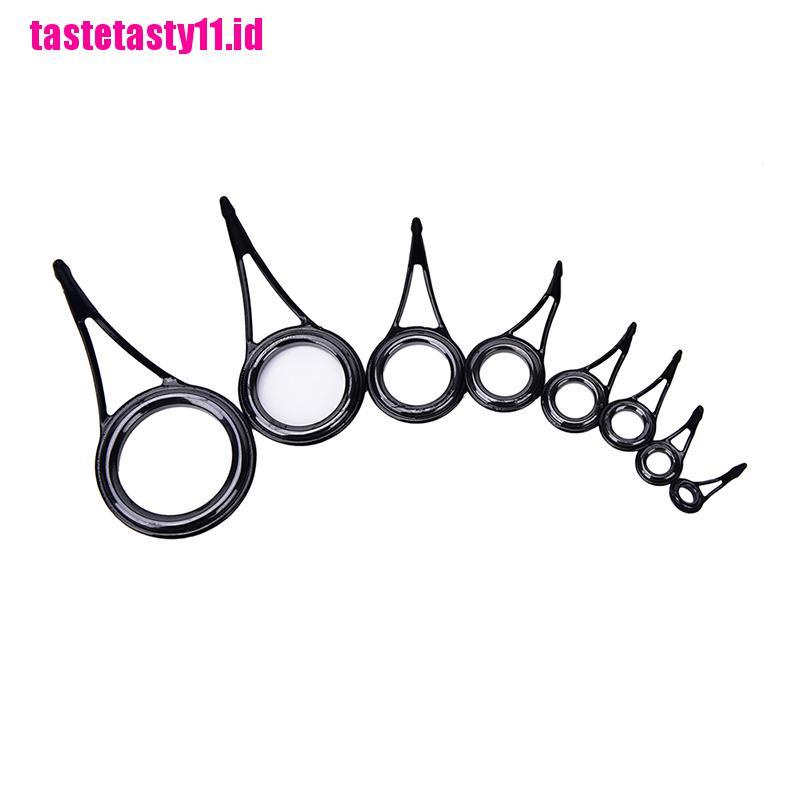 (TTID) 8pcs Ring Guide Joran Pancing 8 Ukuran Untuk Reparasi