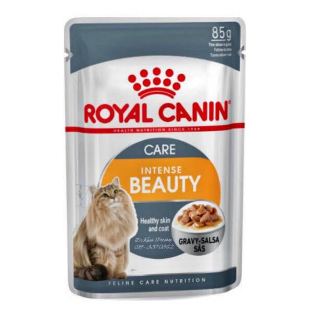 Royal canin pouch beauty 85 gr makanan kucing 85gr