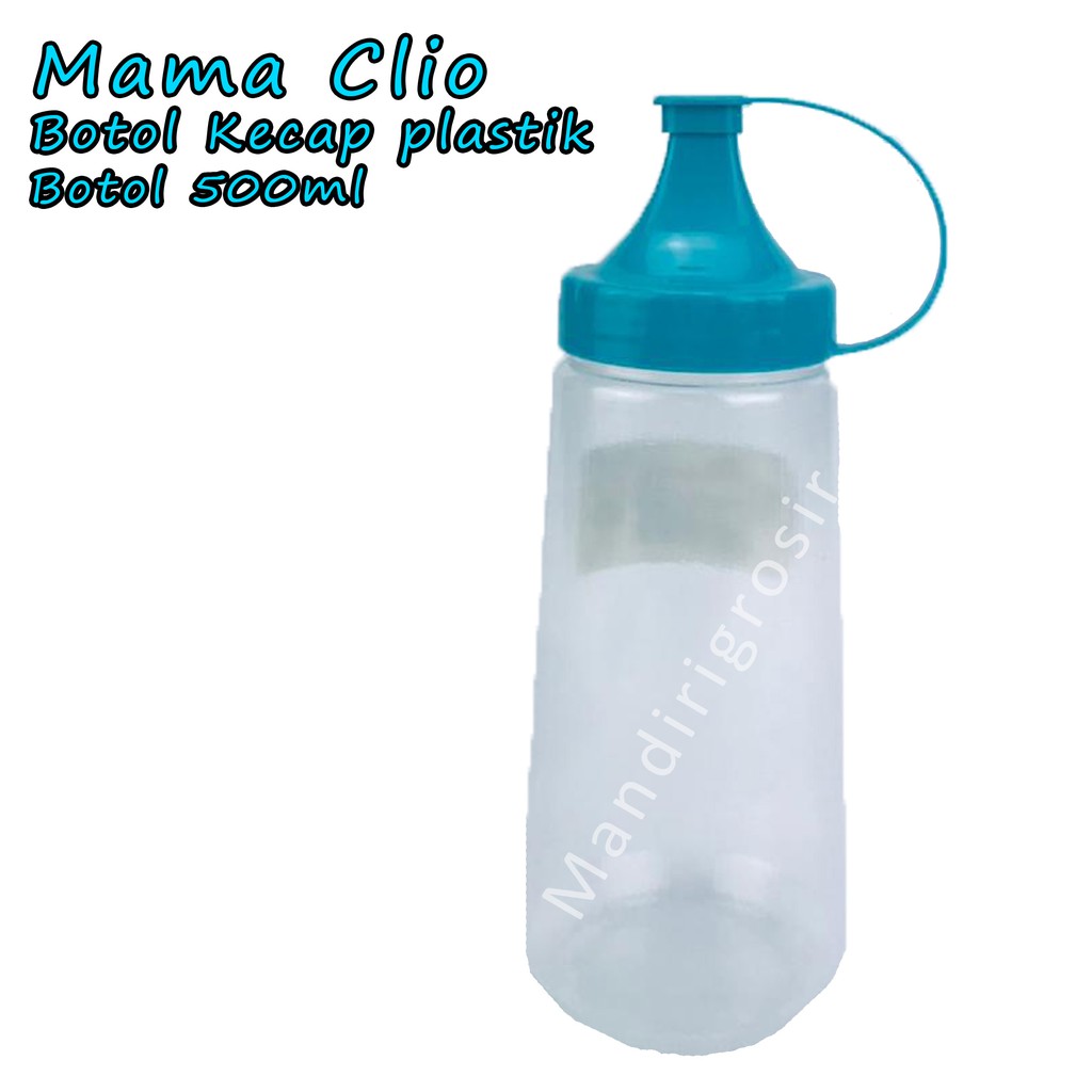 Botol Kecap plastik *Mama Clio * Biru 1044 * 500ml