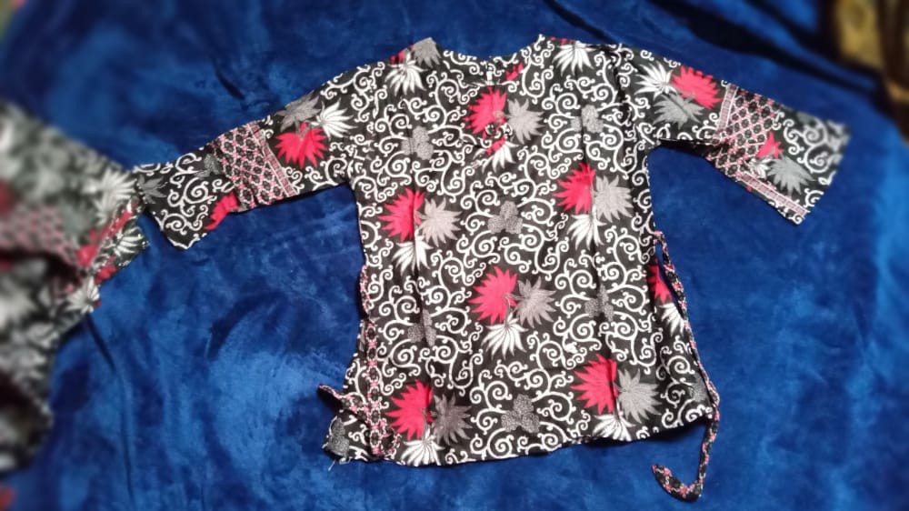 Couple Batik Blouse || Seragam Atasan || Batik Karesta Atasan Batik Wanita