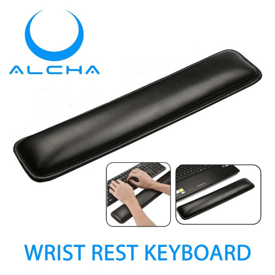 ALCHA WRIST REST KEYBOARD MECHANICAL PAD LEATHER SANDARAN TANGAN