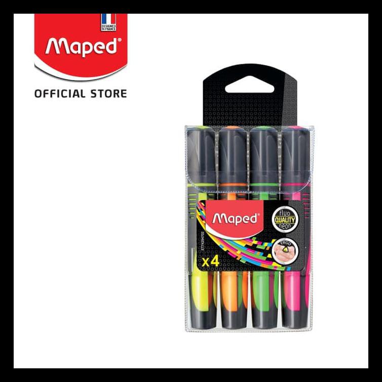 

BANTING HARGA MAPED FLUO PEPS MAX ASSORTED COLORS 4 - POUCH PAKET ALAT TULIS TERMURAH PING LENGKAP