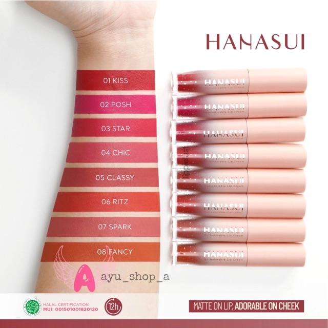 Hanasui Mattedorable Lipcream