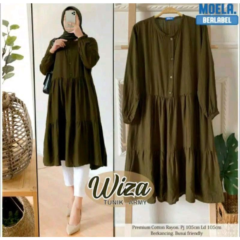 WIZA TUNIK Rayon adem murah