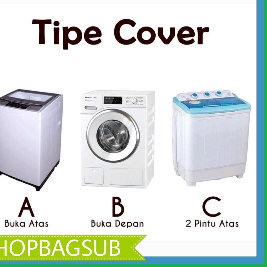 Modern.. Cover Mesin Cuci 2 Tabung  Sarung Mesin Cuci 2 Tabung Penutup Tutup Mesin Cuci 2 Tabung  Bu