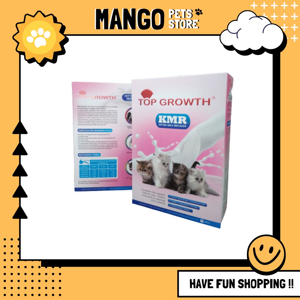 Susu Kucing Top Growth Kitten Milk Replacer 250gr Top Growth KMR Susu Anak Kucing