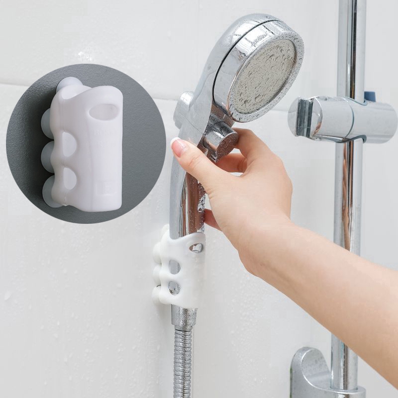 Bracket Holder Kepala Shower Model Tempel Dinding Dengan Suction Cup Untuk Kamar Mandi