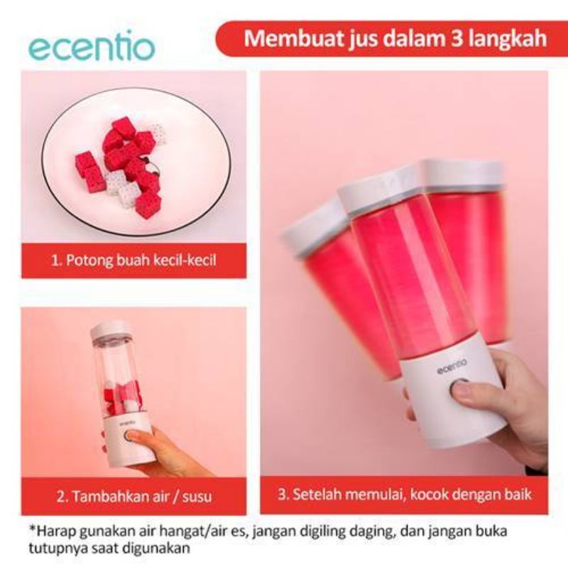 Ecentio Portable Electric Juicer Cup