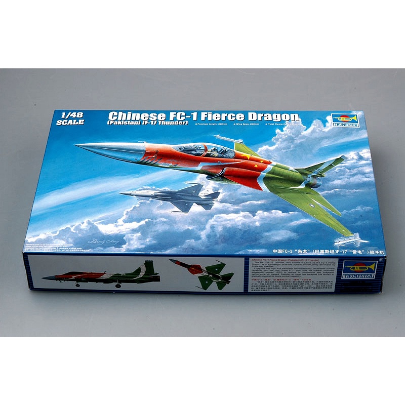 Model Kit Pesawat Jet Tempur FC-1 JF-17 Trumpeter Skala 48 Pakistan China