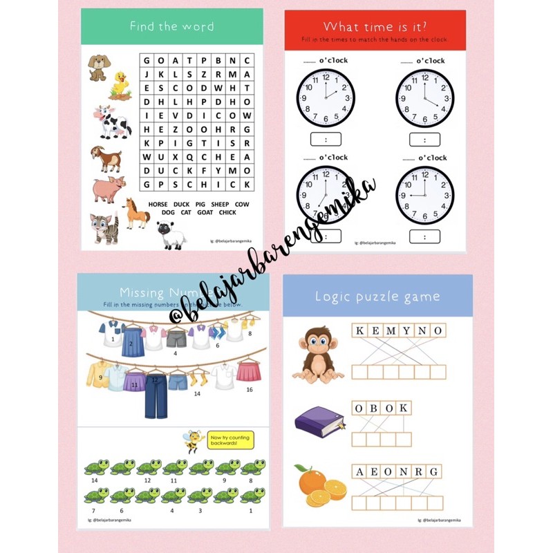 Busy Book (BEST SELLER) usia 2-5 tahun buku edukasi anak buku aktivitas anak busy book anak