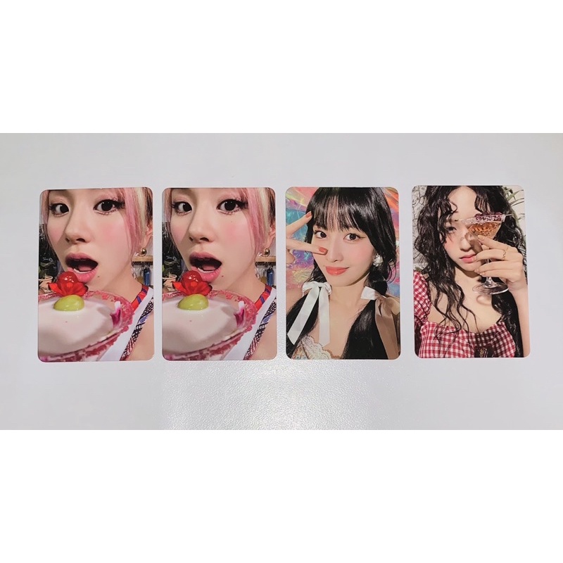 WTS PC TWICE Chaeyoung Gelas, Mina Gelas, Momo Kepang