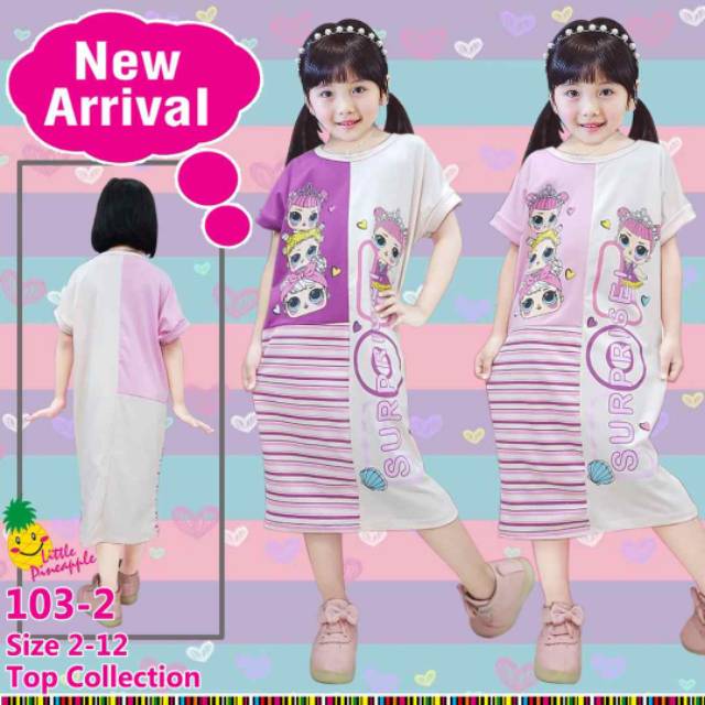 DRESS ANAK PEREMPUAN LITTLE PINEAPPLE