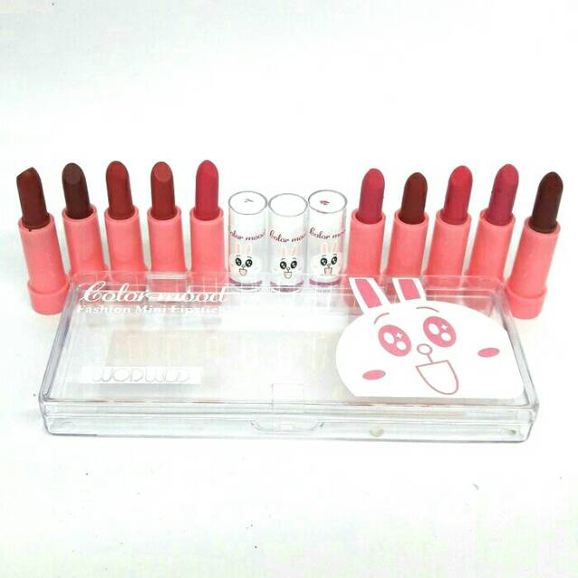 lipstick mini wod wod isi 10 pcs bok ping