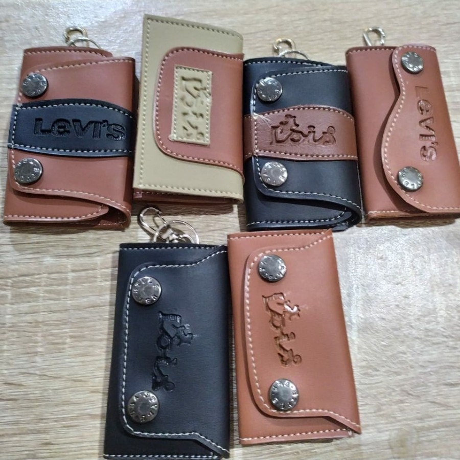 dompet stnk / gantungan kunci stnk kulit sintetis levis lois