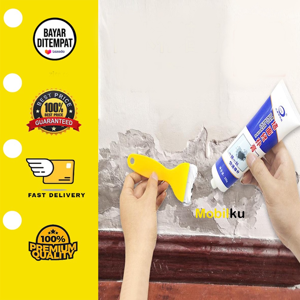 [BISA COD] Dempul Plamir Tambal lubang tembok Wall Crack Repair Paste Waterproof depul pelamir tabal retak tebok diding