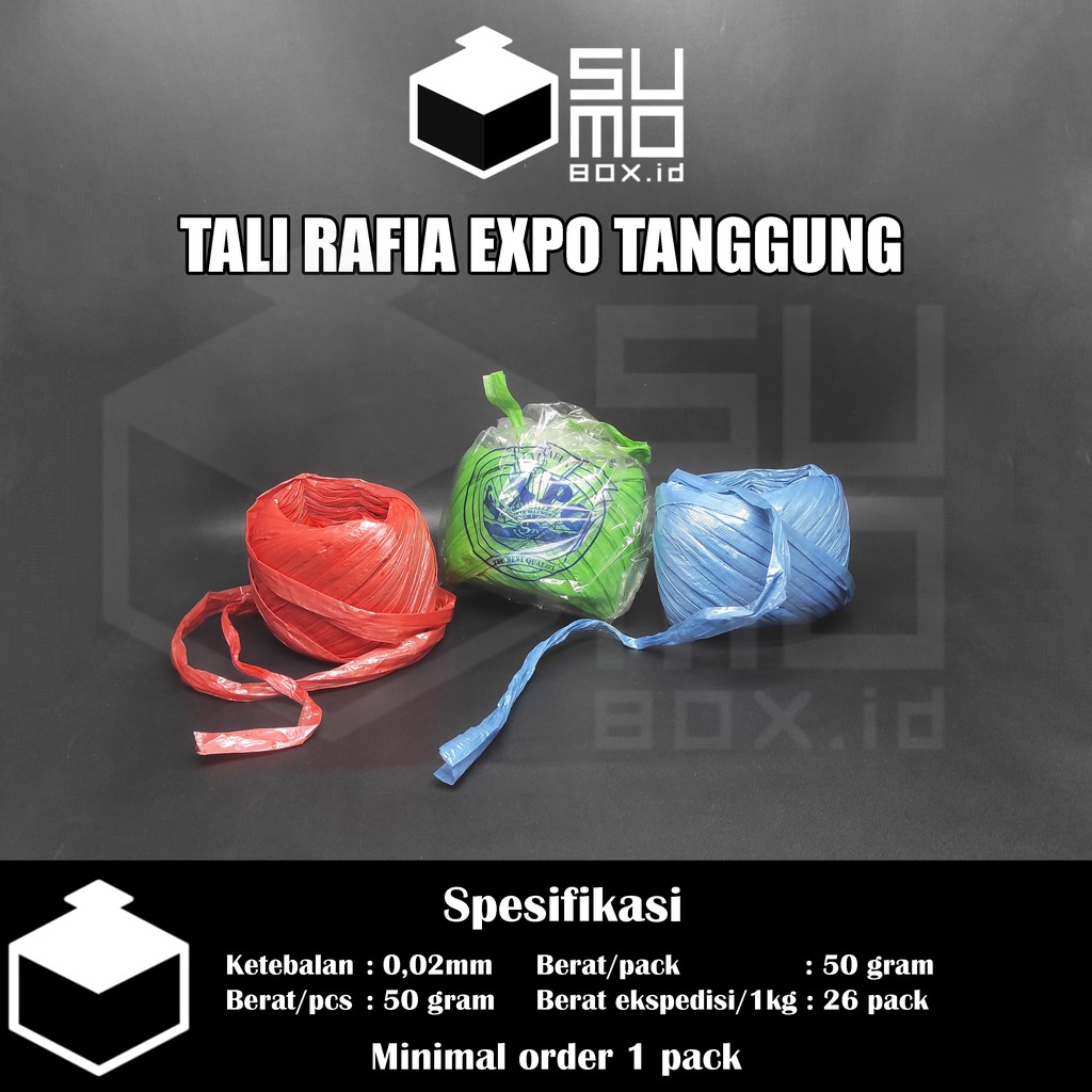 

Tali Rafia Expo Tanggung Warna Warni