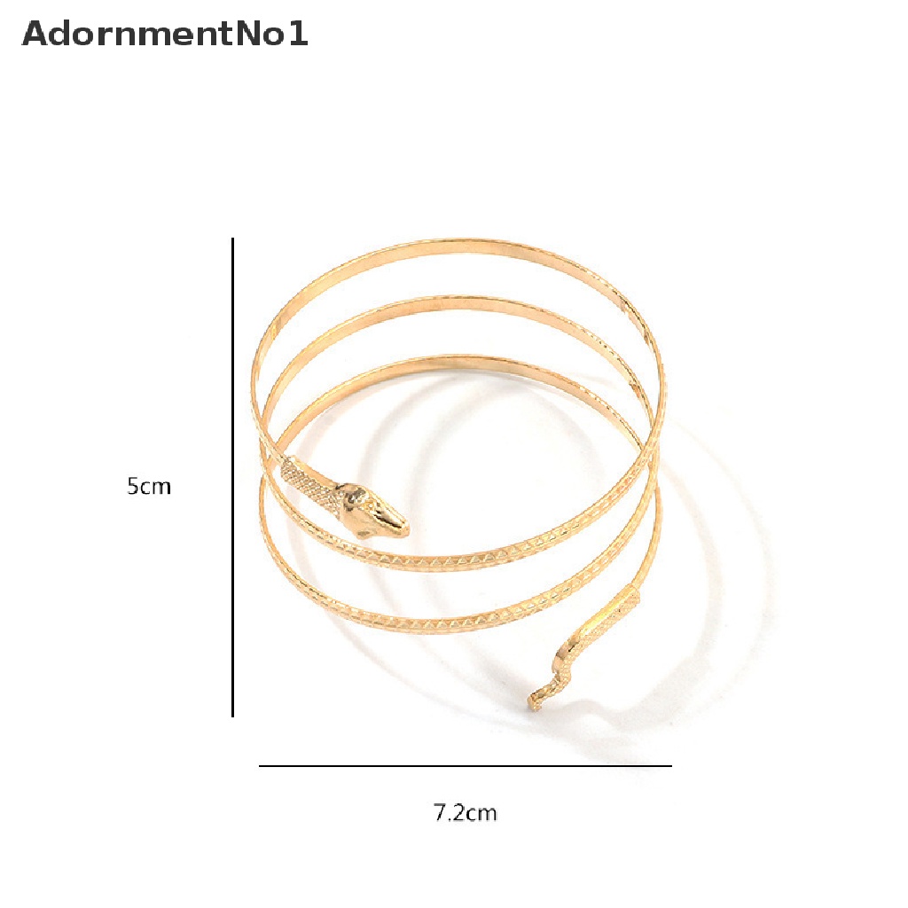 [AdornmentNo1] Punk Open Adjustable Snake Cuff Bracelet Women Gothic Wrist Bangles Jewelry Gift [new]