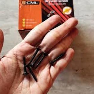 Baut Mur Pengencang Skrup Gypsum Grc Sekrup Baut Plafon 2Cm 3Cm 4Cm 5Cm Camel 1 Pak