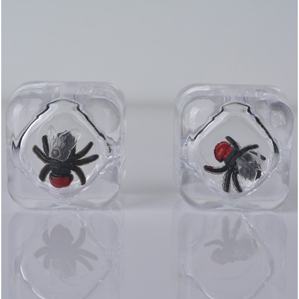 ICWI ice cube with insect mainan prank es batu serangga lalat toys