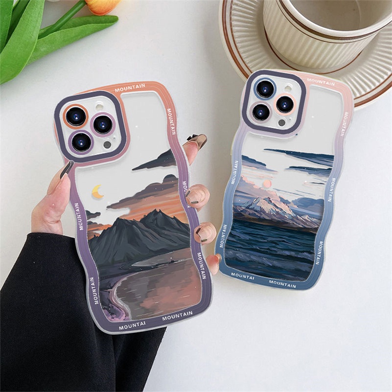 Soft Case Pelindung Bahan Silikon Bumper Tebal Tahan Banting Untuk iPhone 14 13 12 11 Pro Max X Xr Xs Max 8 7 6 6s Plus