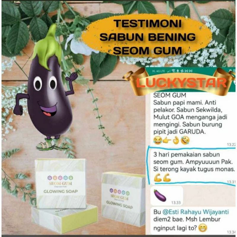 SEOM GUM GLOWING SOAP/Sabun Multifungsi