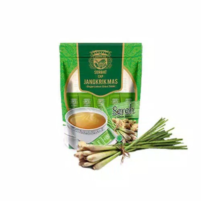 

tradisional-minuman- serbat cap jangkrik mas | isi 10 sachet | jahe | sereh | uwuh - sereh -minuman-