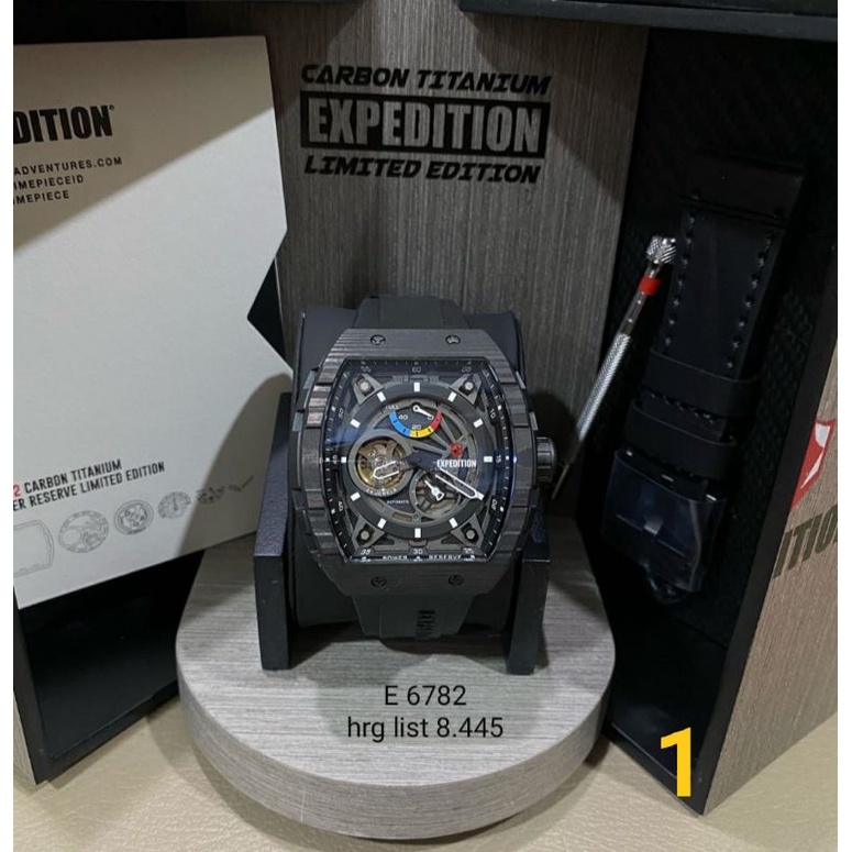 Expedition Carbon Automatic Limited Edition Jam Tangan Pria