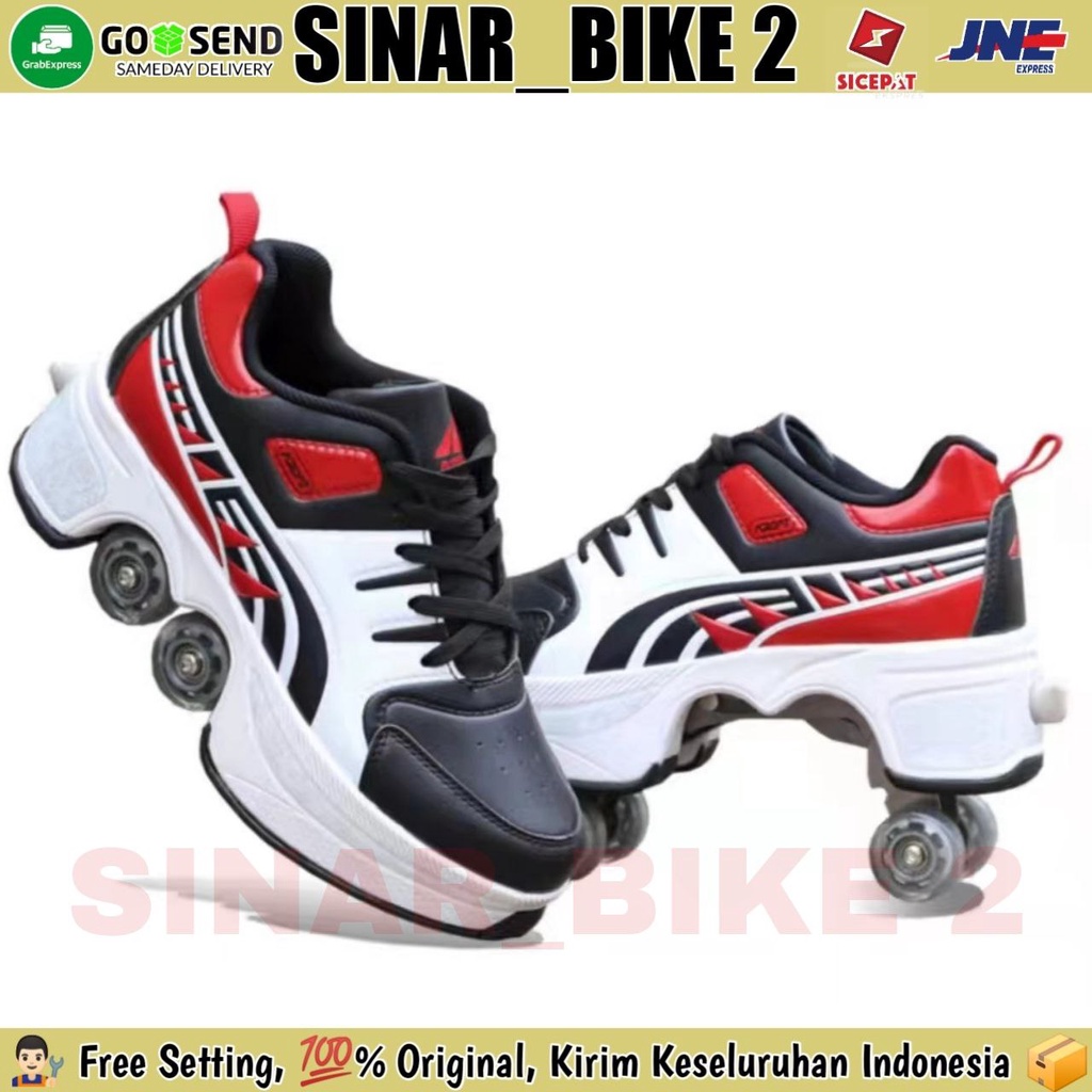 Roller skate shoes / Kick roller shoes Sepatu roda 4 orang dewasa