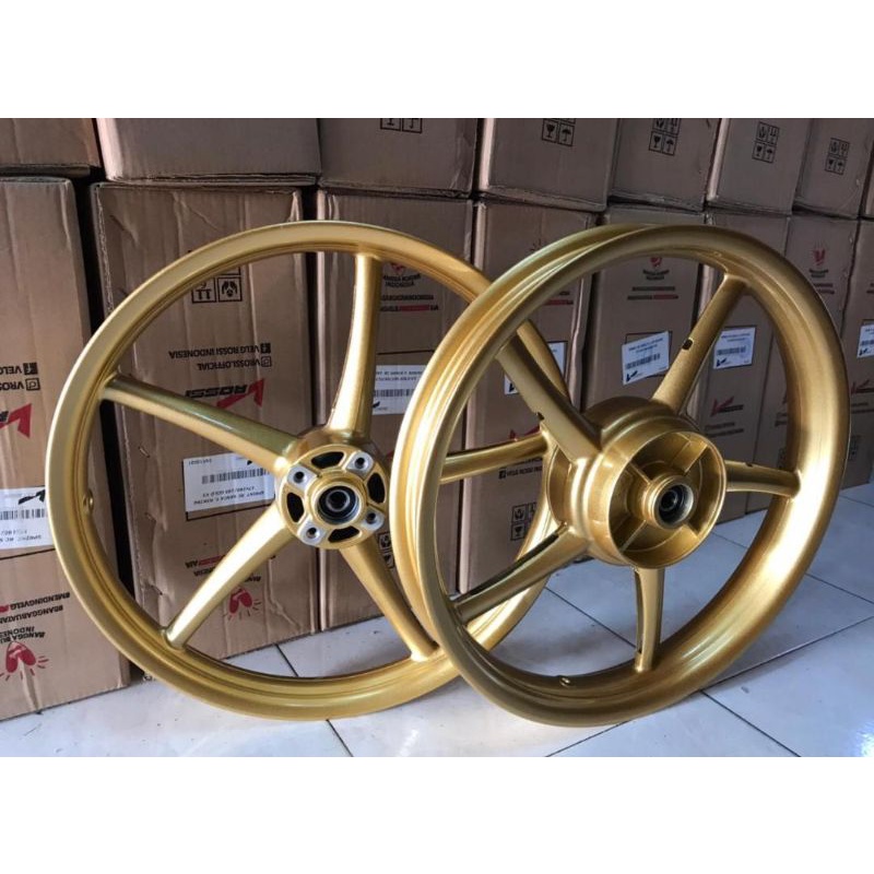 velg v rossi model rcb full set pnp honda cb gl mp tiger