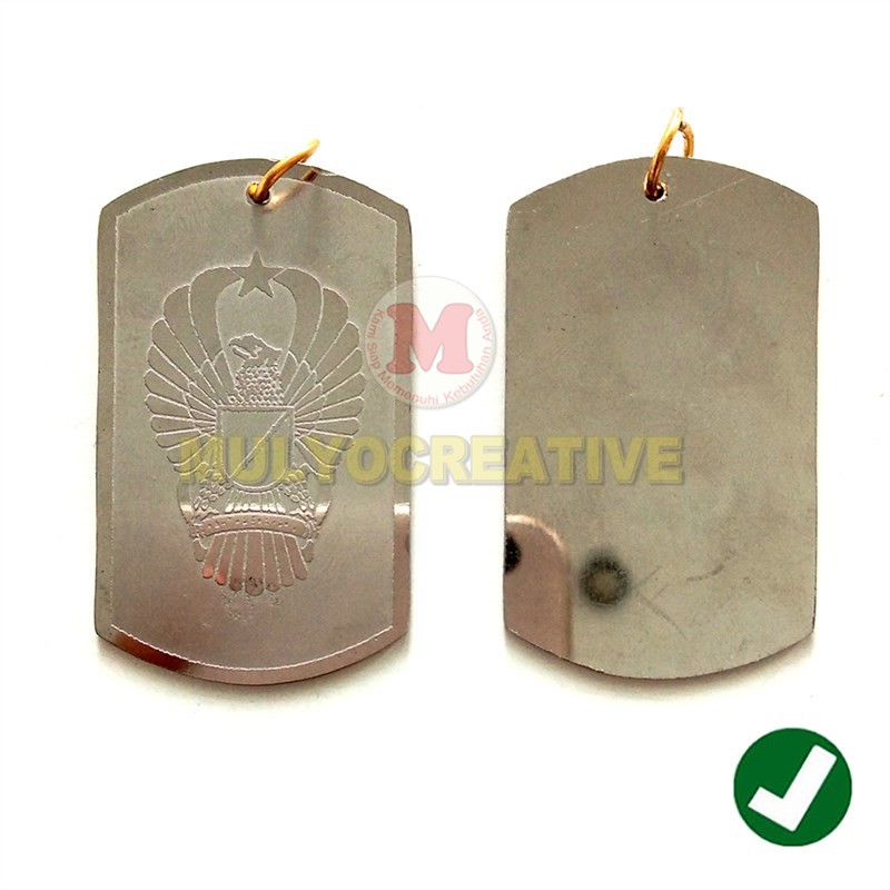 Liontin Kalung - Liontin Kalung Militer TNI AD - Liontin Kalung Dog Tag