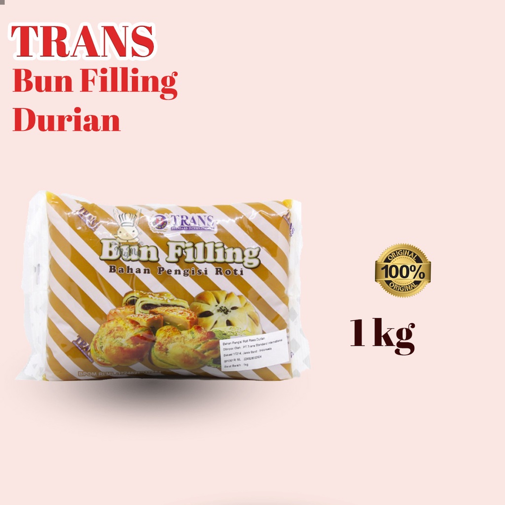 

TRANS Bun Filling / Pengisi Roti / Isi Moon Cake Durian 1 kg