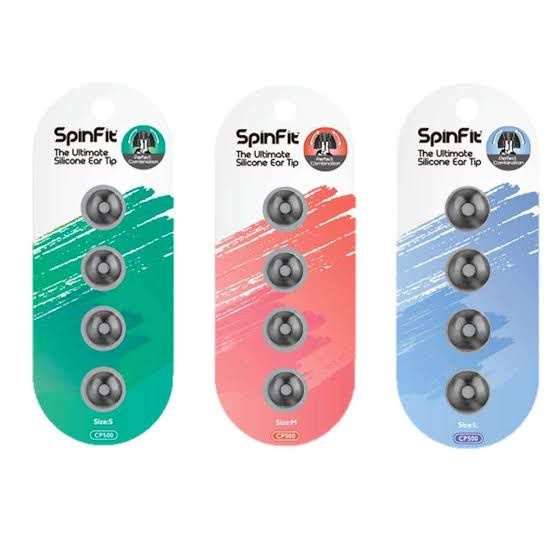 Spinfit Eartips Earpiece CP500 - 5.5mm Nozzle - Replacement - Original Casei - Size S / M / L