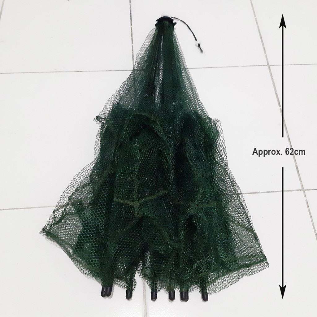 Jaring Perangkap Ikan 9 Lubang Model Payung Lipat Foldable