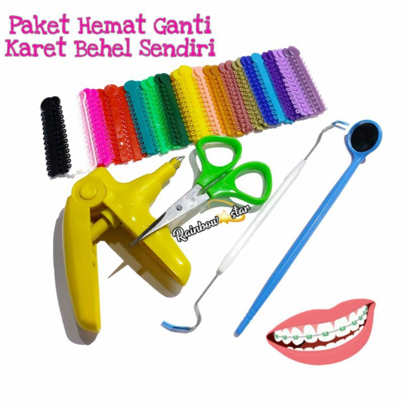 Paket Alat Ganti Behel 40 Stick / Home Care / Paket Behel Gigi