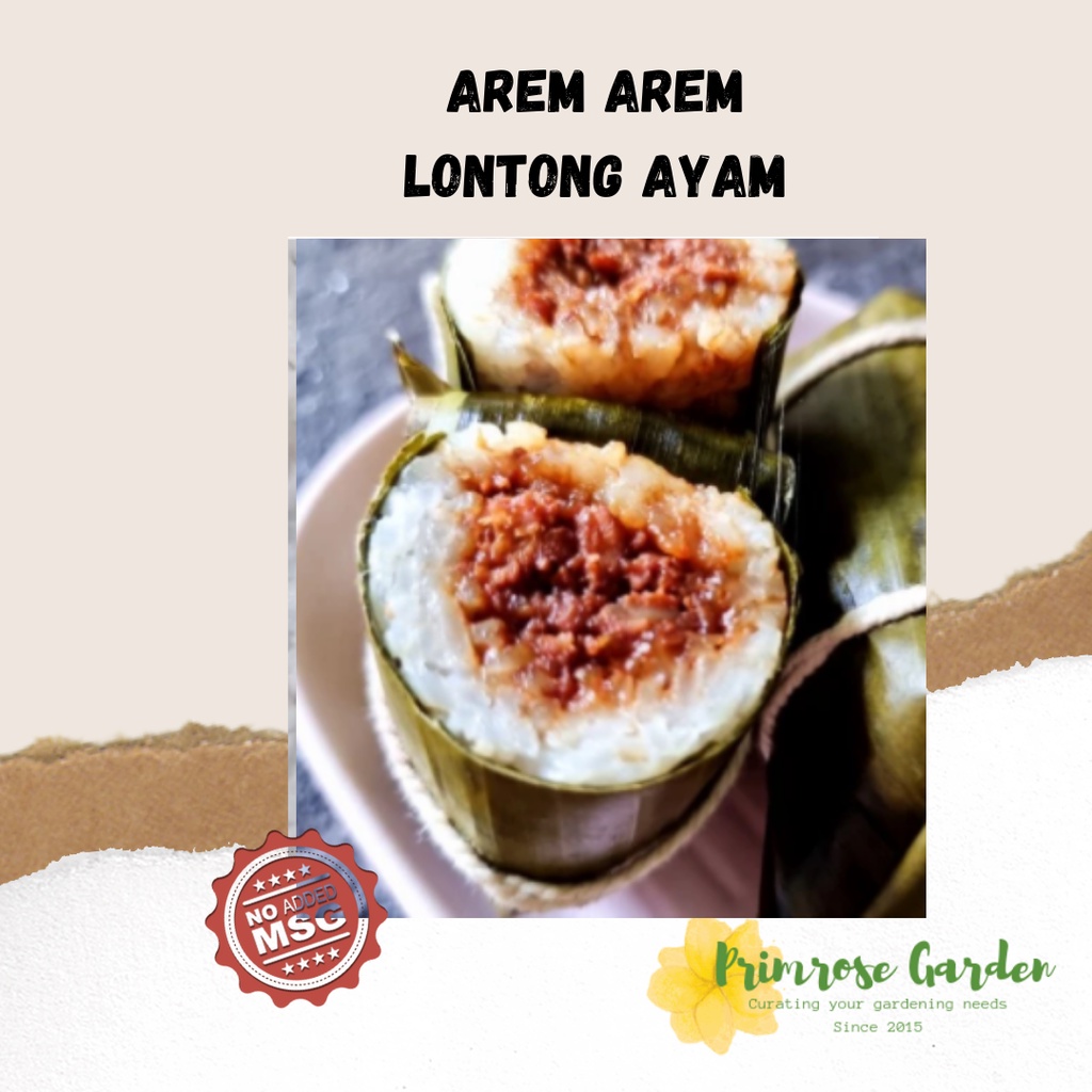 

Arem Arem lontong ayam non msg