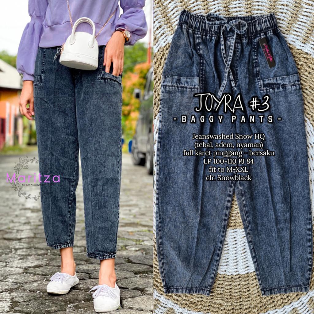 jyora #3 baggy pants celana jeans by maritza