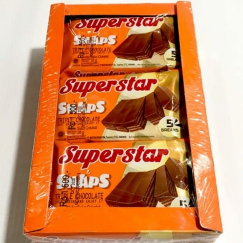 

Superstar Snaps 1box isi 12bks @28g