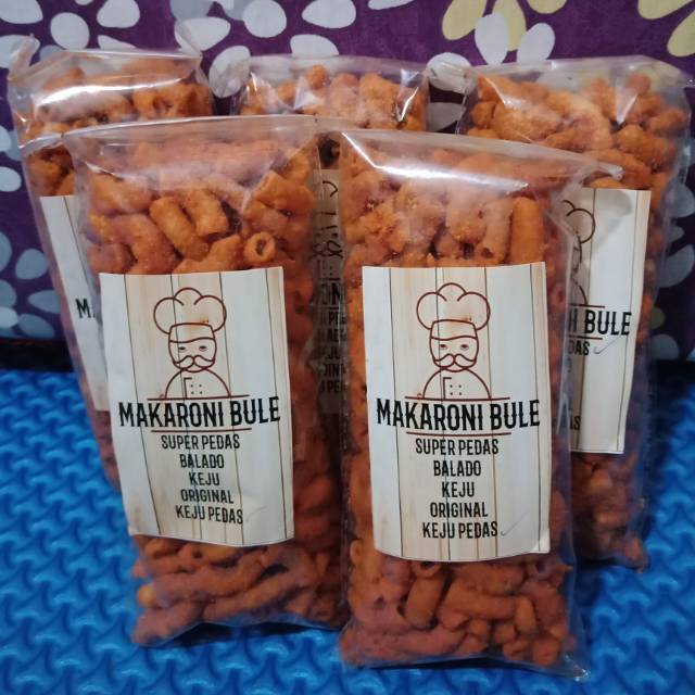 

Makaroni bule rasa keju pedas 8k isi 100gram